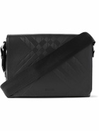 Burberry - Embossed Leather Messenger Bag
