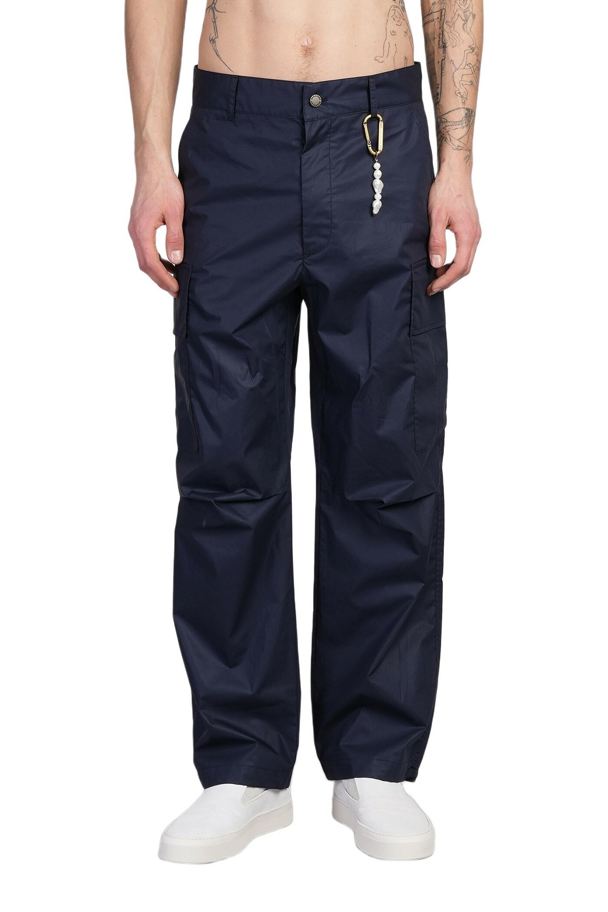DARKPARK Saint Pants In Blue Cotton