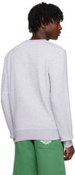 Maison Kitsuné Gray Handwriting Sweatshirt