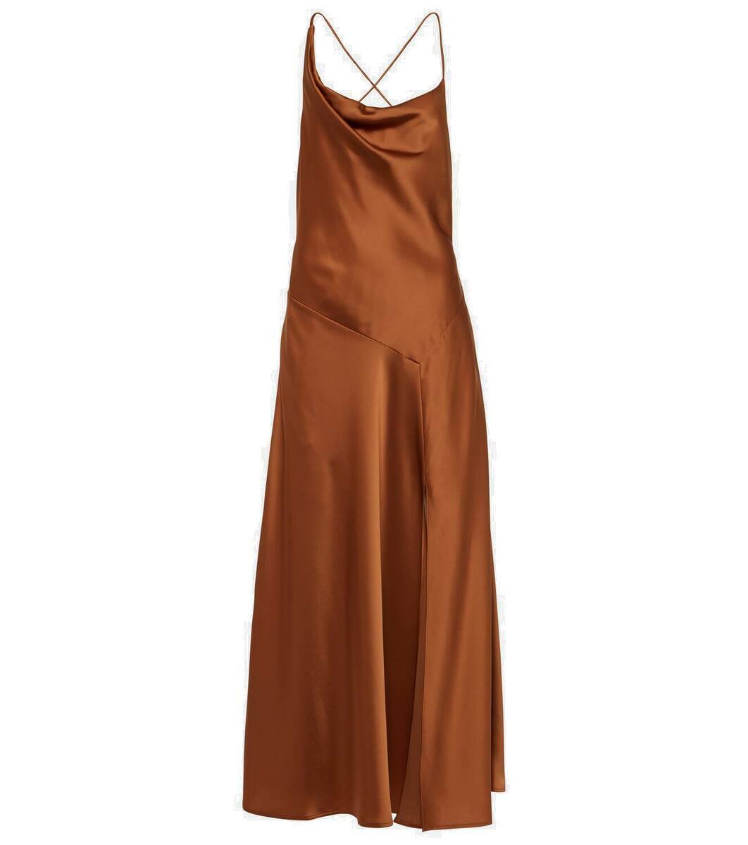 【送料 関税込】POLO RALPH LAUREN Asymmetric satin maxi dress Polo Ralph Lauren Asymmetric satin maxi dress Polo Ralph Lauren