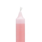 HAY Pattern Candle - Thin Stripe in Pink/Red 