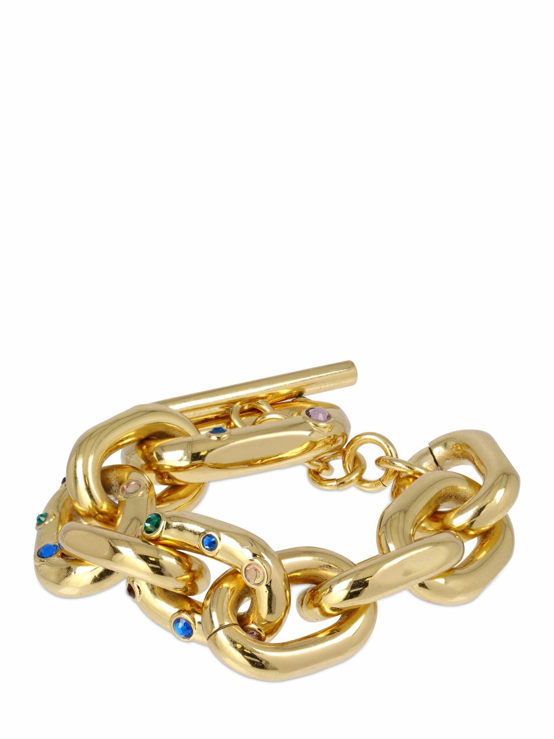 Rabanne Xl Link Bracelet With Crystal Paco Rabanne