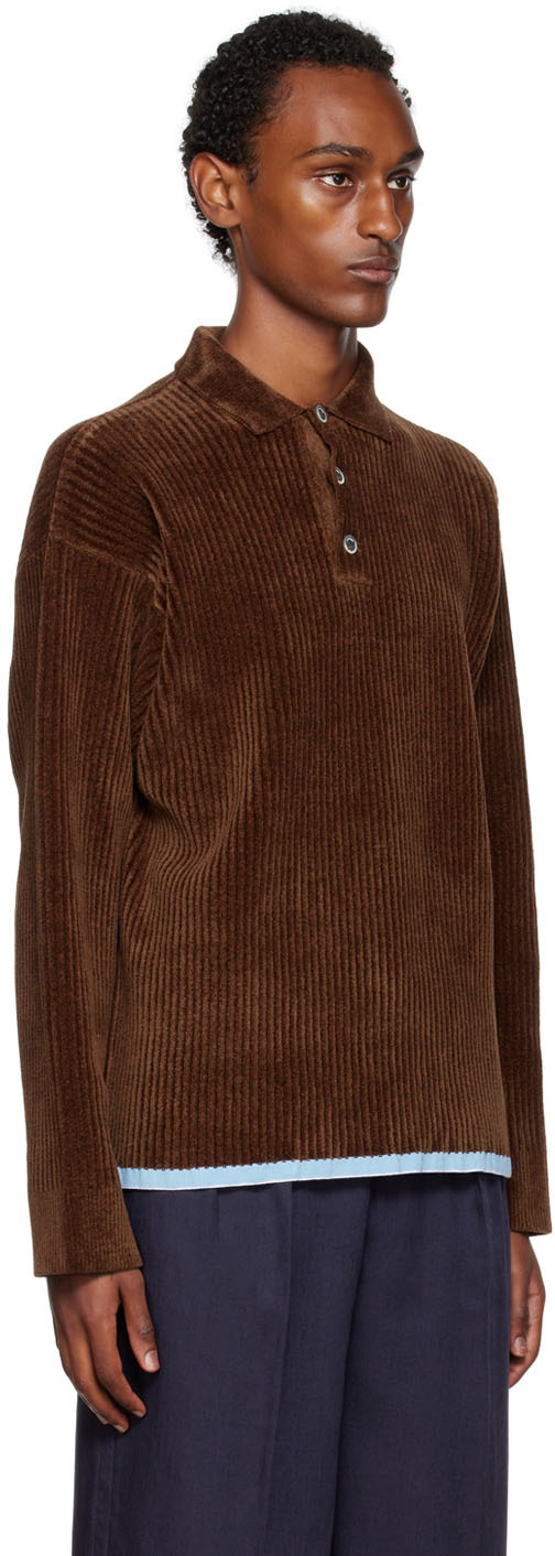 Jacquemus Brown 'Le Polo Duci' Polo Jacquemus Jacquemus Brown 'Le Polo Duci' Polo Jacquemus