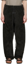 Essentials Black Polyester Lounge Pants