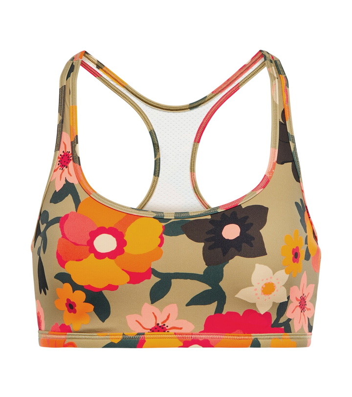 Photo: Tory Sport Printed racerback sports bra