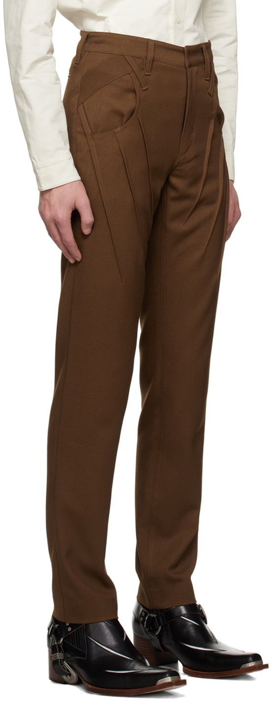 Juntae Kim SSENSE Exclusive Brown Trousers