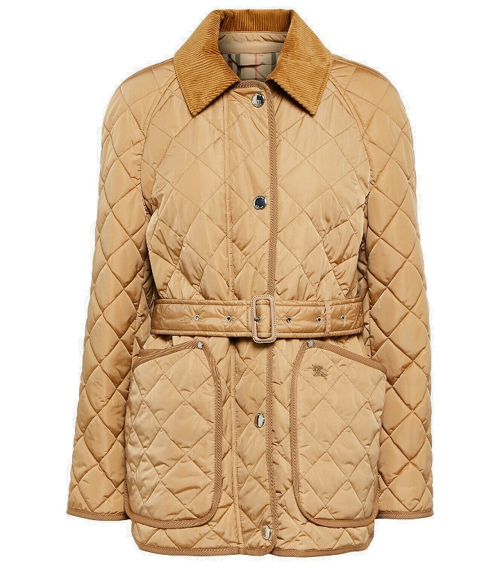 Photo: Burberry Quilted belted jacket