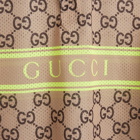 Gucci Men's GG Monogram Logo Polo in Beige