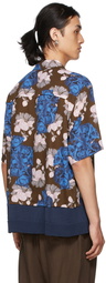 Undercover Brown Floral Short Sleeve Shirt