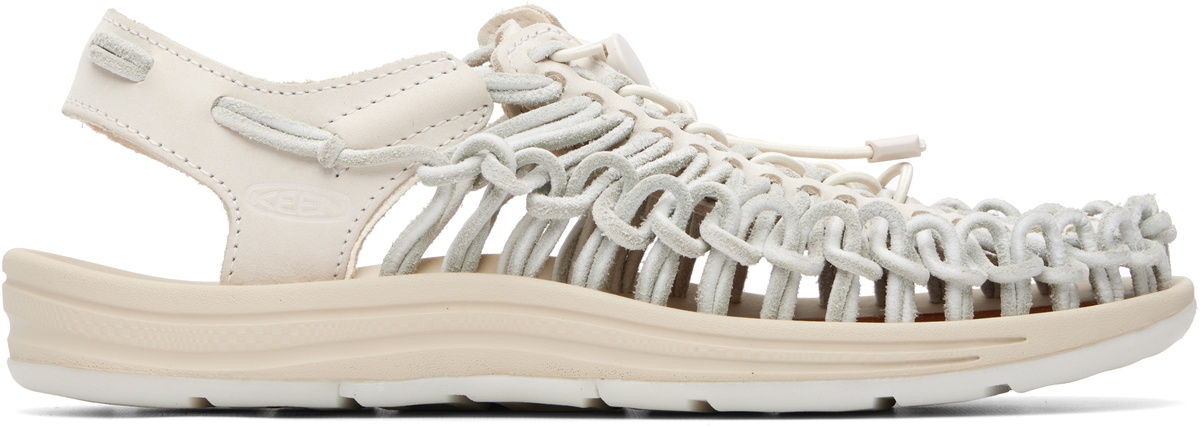 KEEN Off-White UNEEK Leather Sandals