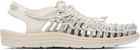 KEEN Off-White UNEEK Leather Sandals