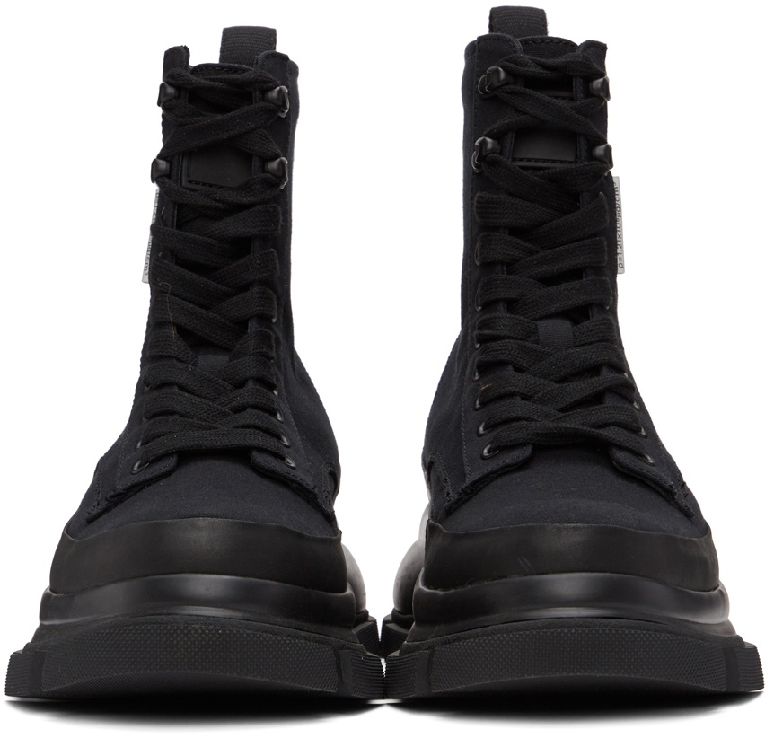 both Black Gao Eva Velcro Patch Sneakers