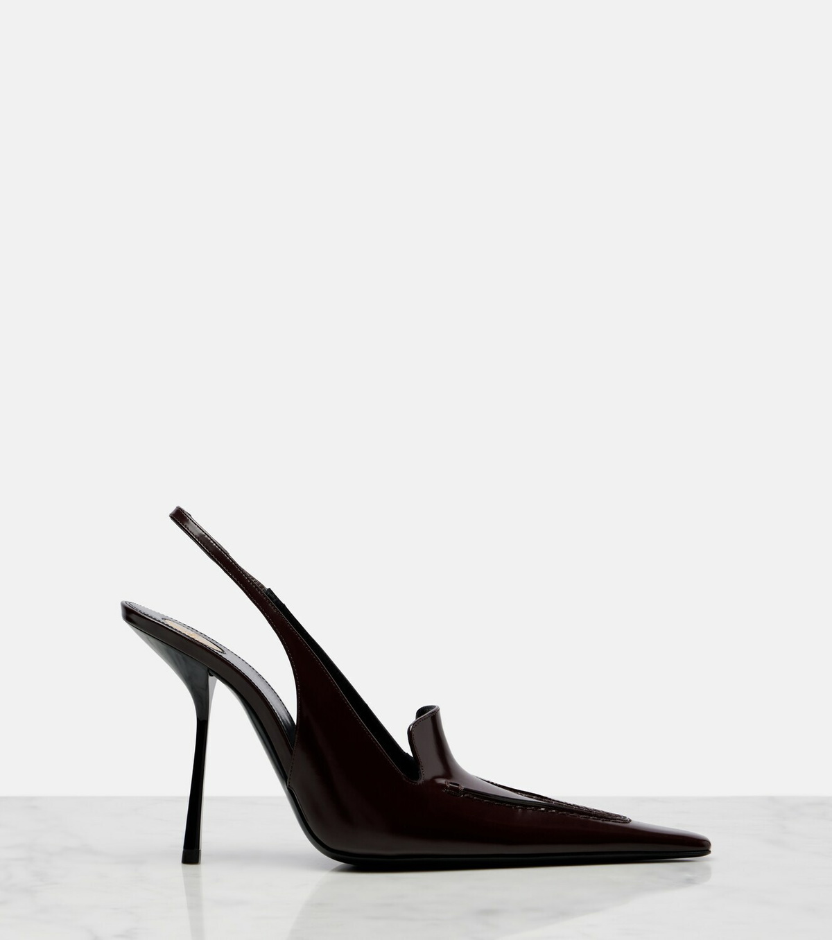 Saint Laurent Voltaire leather slingback pumps