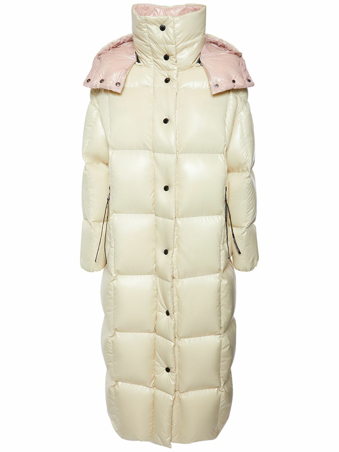 ダウンジャケット・コート MONCLER | Parnaiba Long Down Jacket Black Parnaiba Hooded Long Down Jacket - Long Jackets