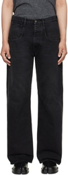 Maison Margiela Black Pocket Jeans