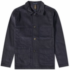 Drake's Men's Corduroy Chore Jacket in Navy