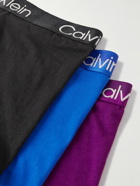 Calvin Klein Underwear - Three-Pack Cotton-Blend Boxer Briefs - Multi