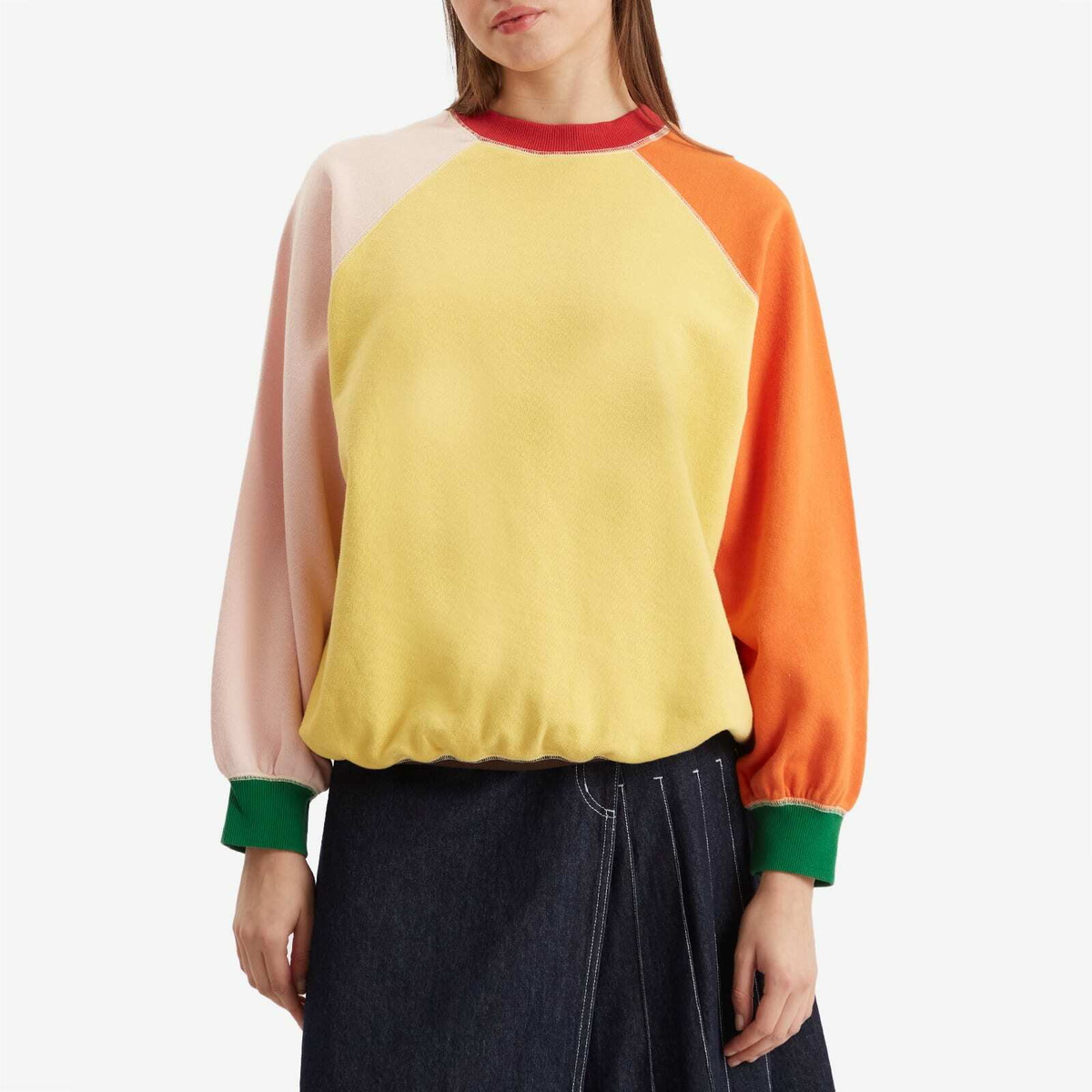 Beams Boy Women's Terry Sweatshirt in Multi 
