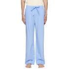 Tekla Blue Poplin Pyjama Pants