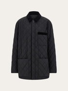 Ferragamo Mens Quilted jacket in Black