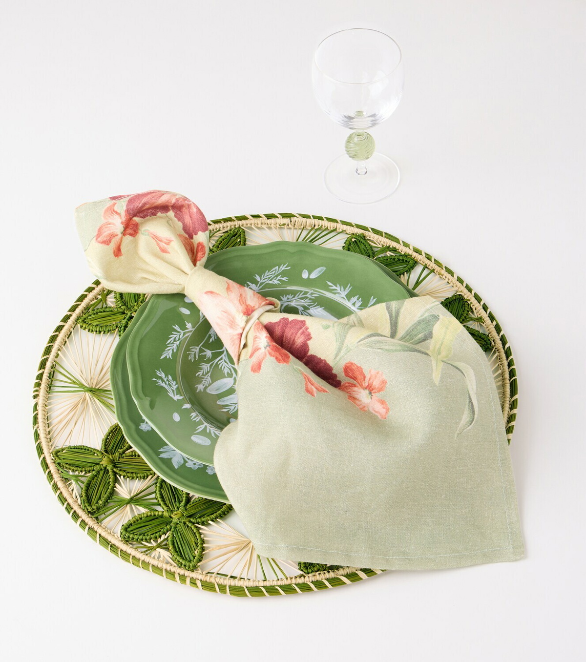 Cabana Louloudi set of 2 wicker placemats