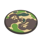 A Bathing Ape Men's ABC Camo Milo Coaster in Green 