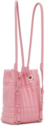 Burberry Pink Mini Quilted Lola Backpack