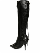 BALENCIAGA - 90mm Cagole Leather Tall Boots