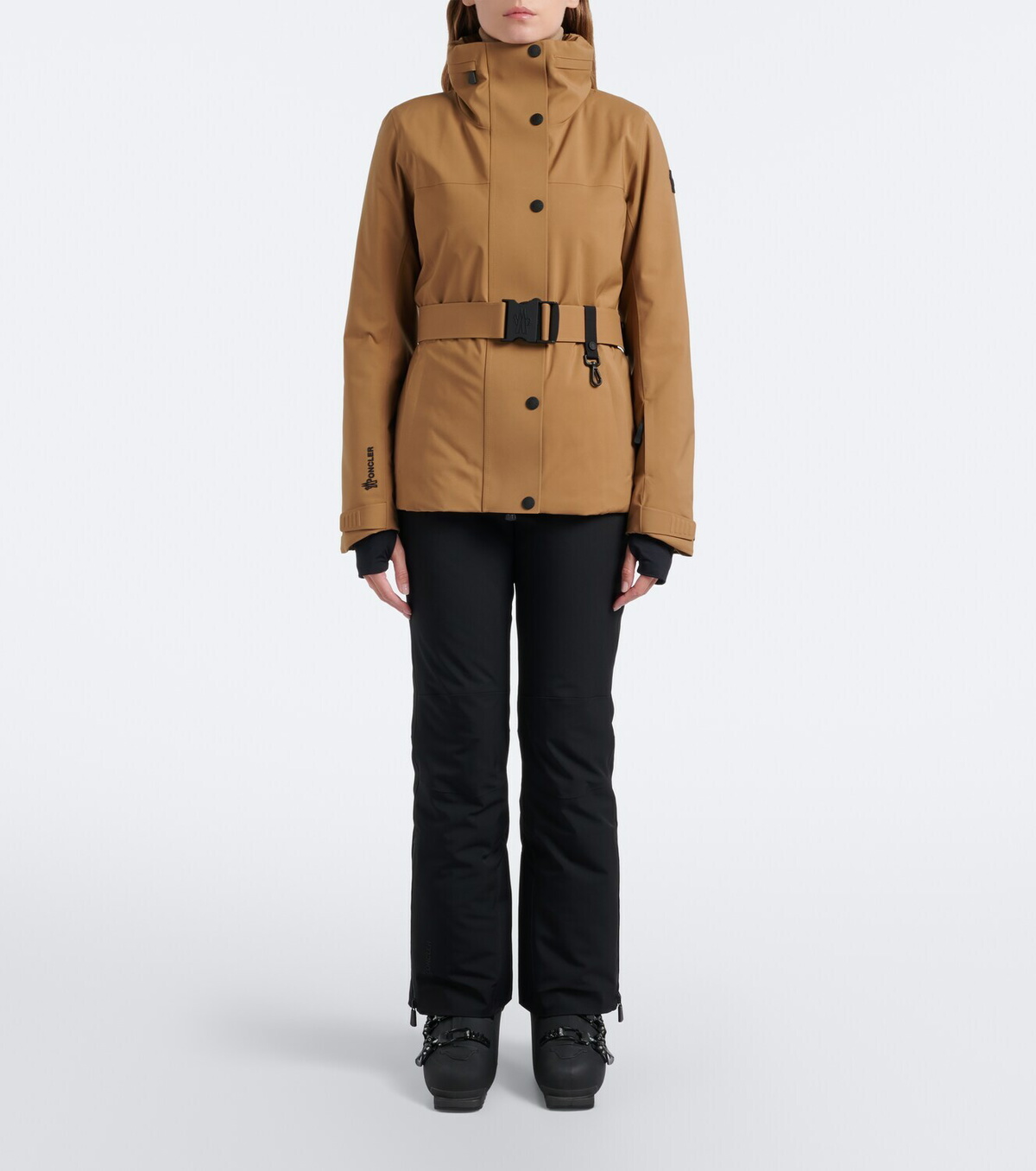 Moncler Grenoble Hainets belted ski jacket
