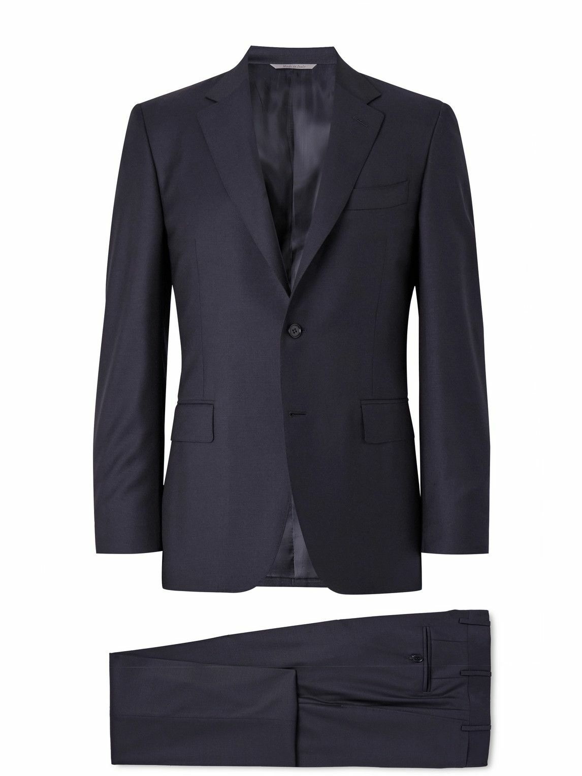 Canali - Slim-Fit Wool Suit - Blue Canali