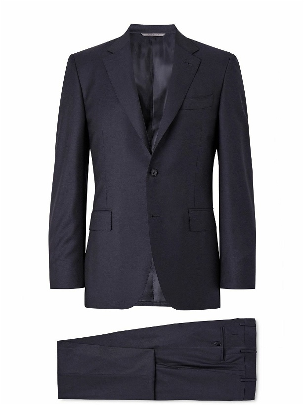 Photo: Canali - Slim-Fit Wool Suit - Blue