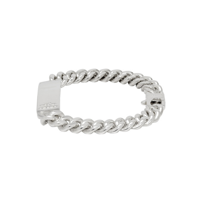 Bunney Silver Single Tour Identity Chain Bracelet