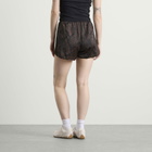Adidas Women's Satin Shorts in Earth Strata/Aurora Coffee