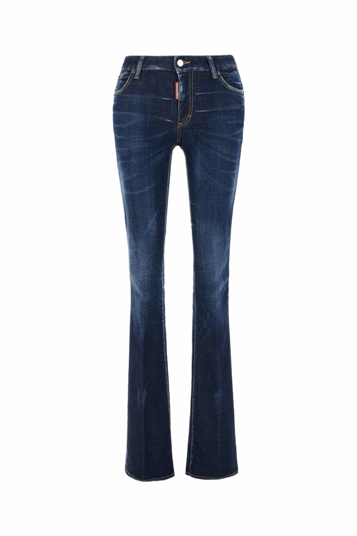 DSQUARED2 Medium Rise Denim Flared Jeans Dsquared2