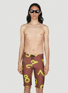 Vivienne Westwood Graphic Print Swim Bermudas