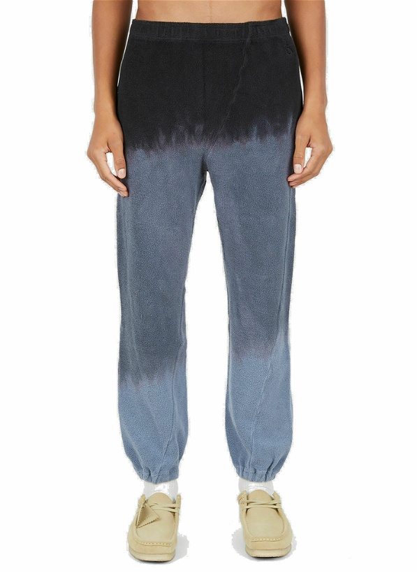 Photo: Hand Dyed Twist Track Pants in Grey