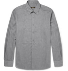 Berluti - Herringbone Cotton-Flannel Shirt - Men - Gray