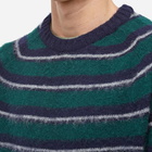 Howlin by Morrison Men's Howlin' Flying Tapes Stripe Crew Knit in Navy