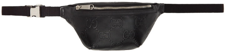 Photo: Gucci Black GG Embossed Belt Bag