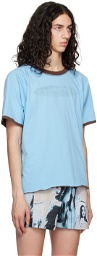 Serapis Blue & Brown Reversible Globe T-Shirt