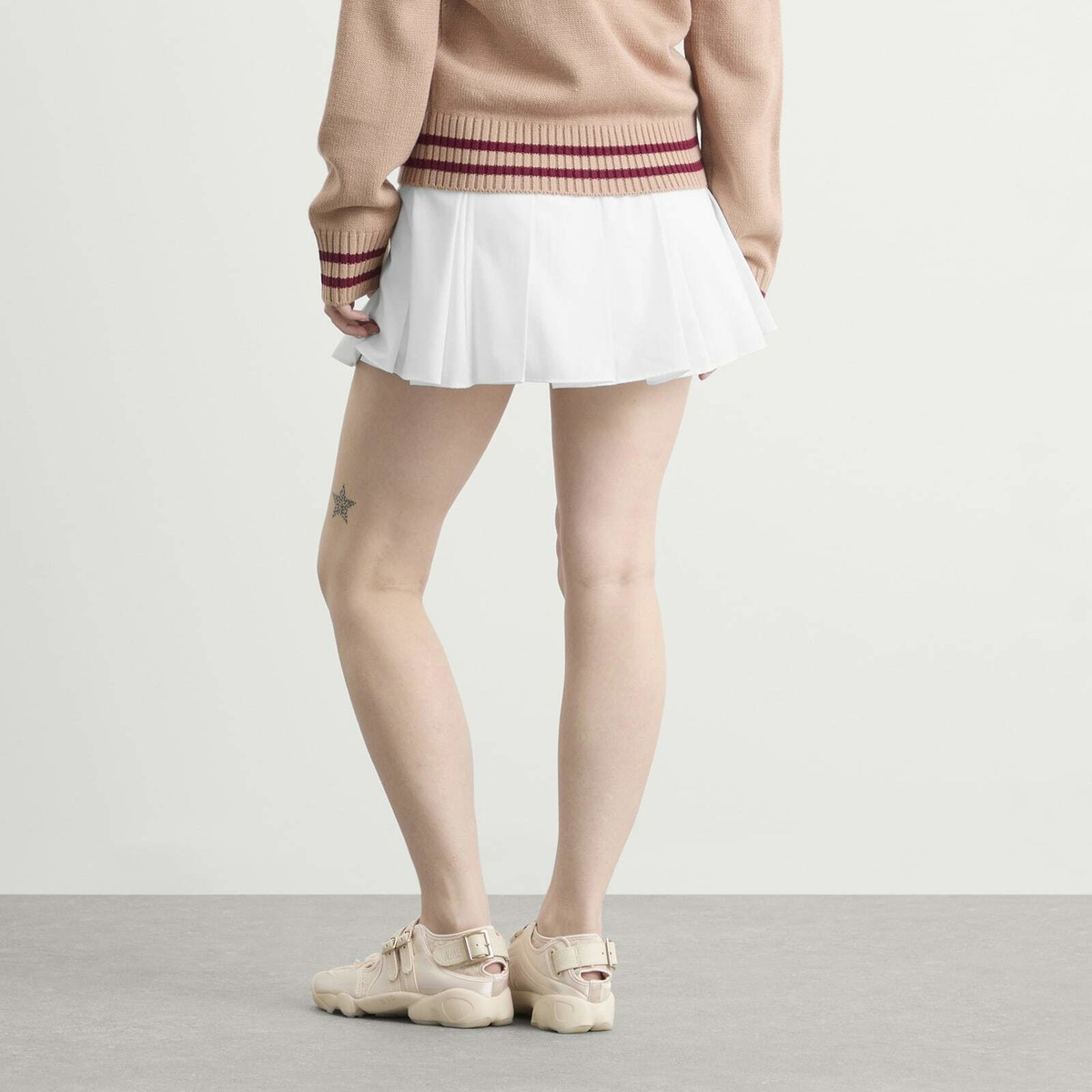 ICECREAM Women's Soft Serve Pleated Skirt in White