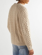 Nike - Cable-Knit Sweater - Neutrals