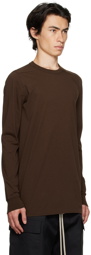 Rick Owens Brown Level Long Sleeve T-Shirt