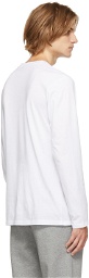 Hugo White Derol212 Long Sleeve T-Shirt
