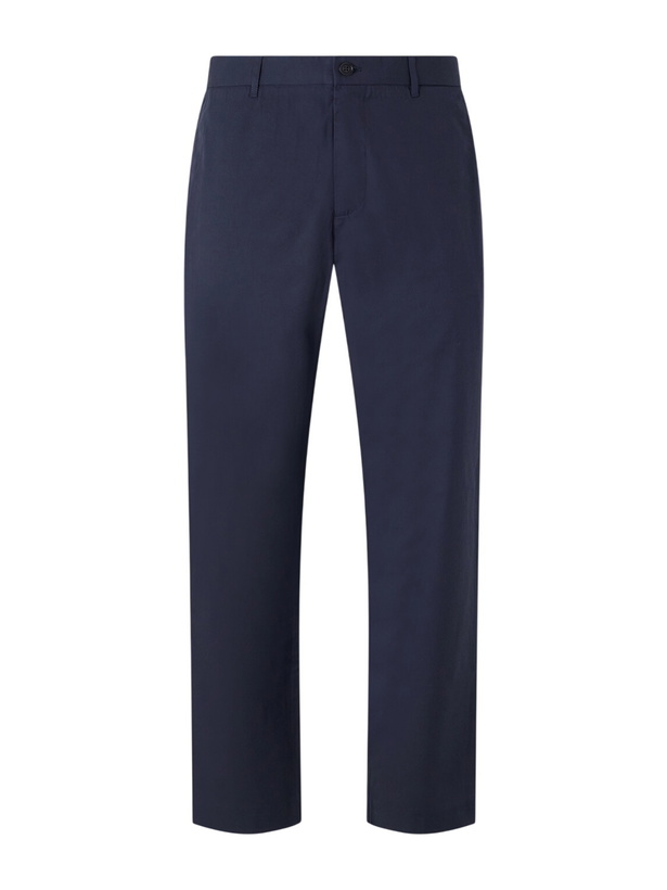 Photo: NN07 - Brendan 10042 Straight-Leg Organic Cotton-Blend Chino - Blue