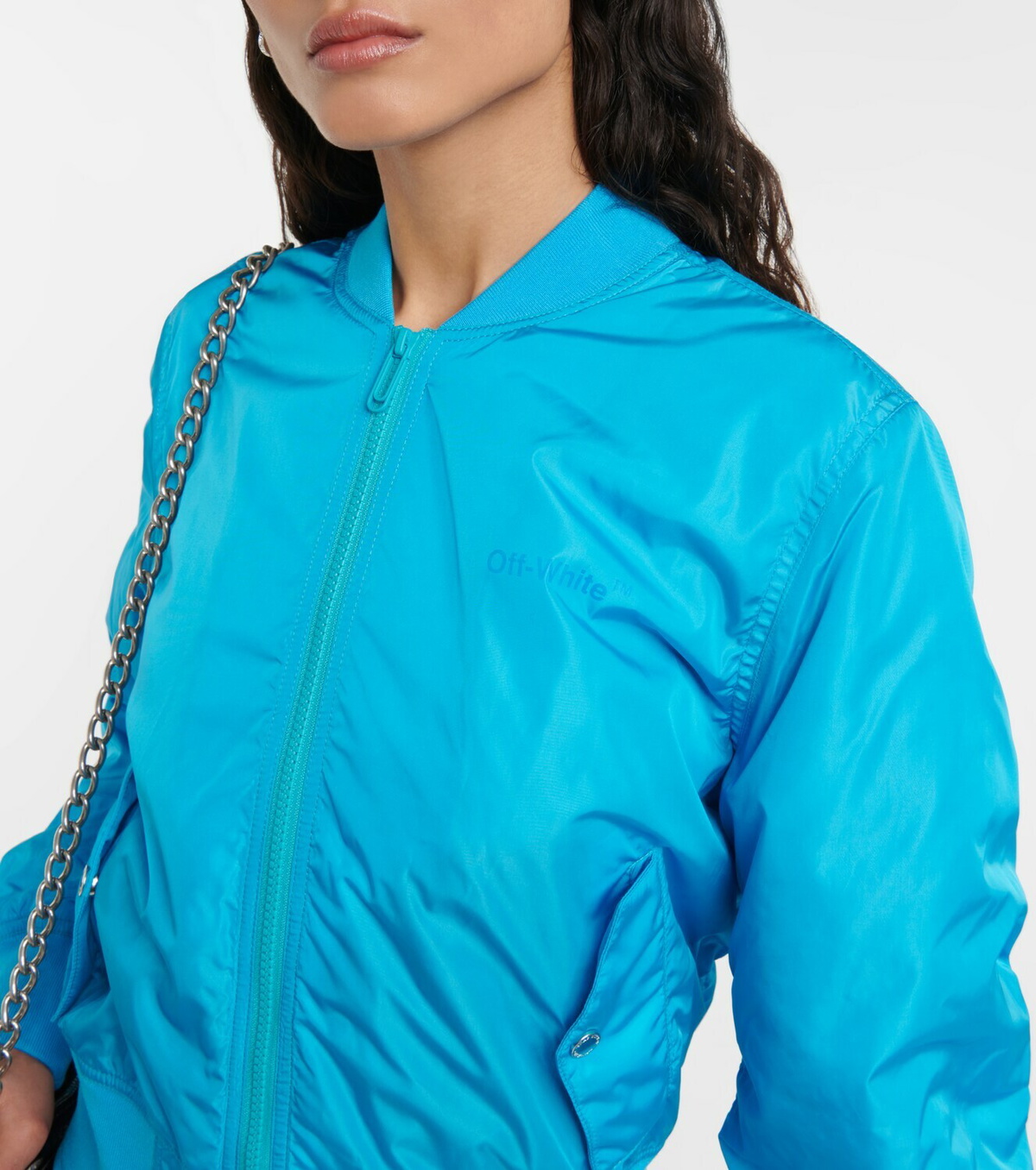 Off-White - Logo bomber jacket