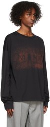 Marni Black Found Objects Logo Long Sleeve T-Shirt