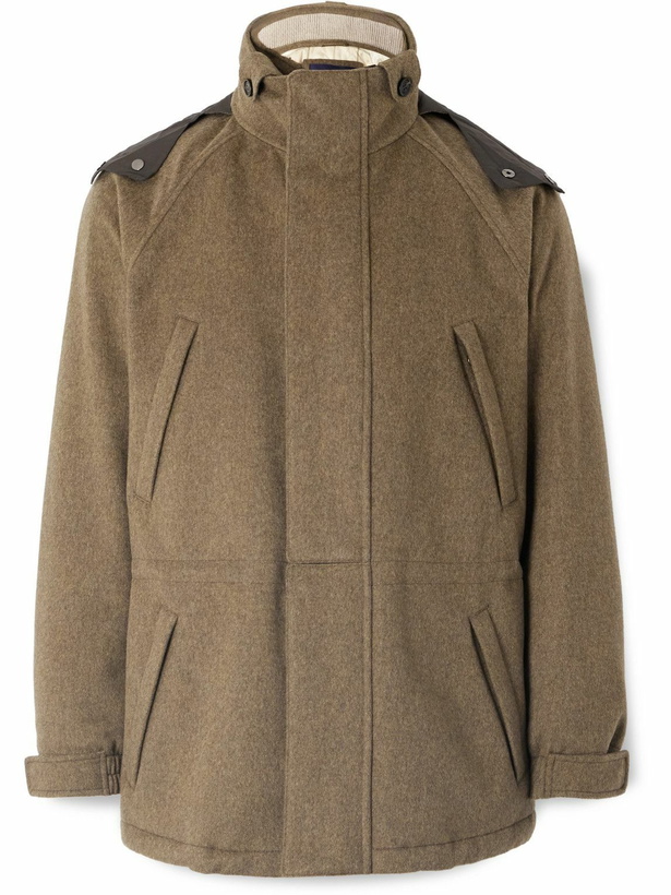 Photo: Loro Piana - Icer Padded Storm System® Cashmere Hooded Field Jacket - Neutrals