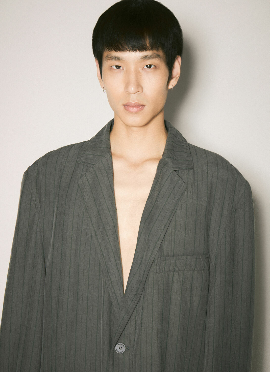 Balenciaga Pinstriped Tailored Blazer
