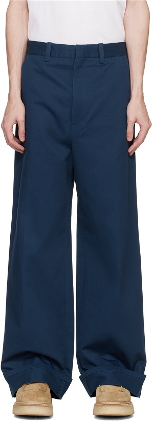 Photo: Kenzo Navy Tailored Trousers